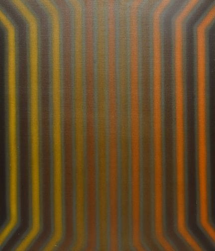 André BEULLENS (1930-1976), huile sur toile, « Atl