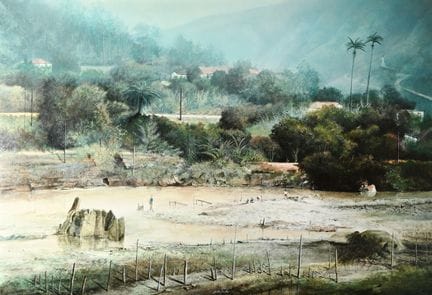 Jef VAN GRIEKEN (1950), óleo sobre lienzo, Sin tít