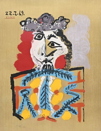 D'après Pablo PICASSO (1881-1973), lithographie en