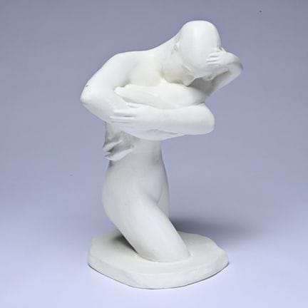 George MINNE (1866–1941), patinated plaster, Mothe