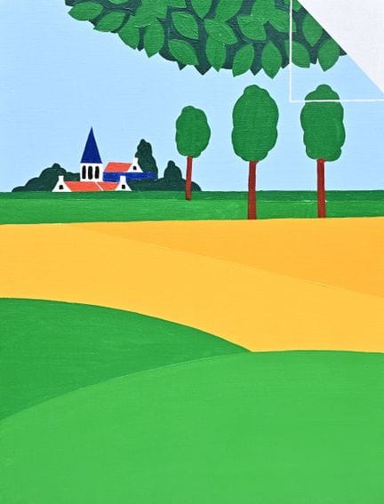 Joseph WILLAERT (1936–2014), huile sur toile, « Pa