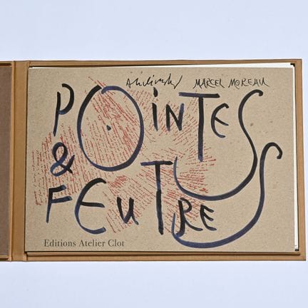 Pierre ALECHINSKY (1927), Buch „Pointes &amp; Feut