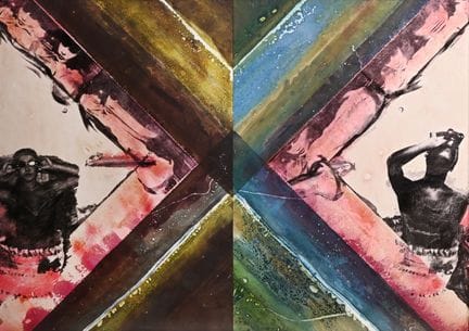Pol MARA (1920-1998), aquarelle et pastel à l'huil
