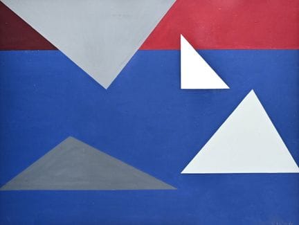 Amédée CORTIER (1921-1976), guazzo, Composizione c