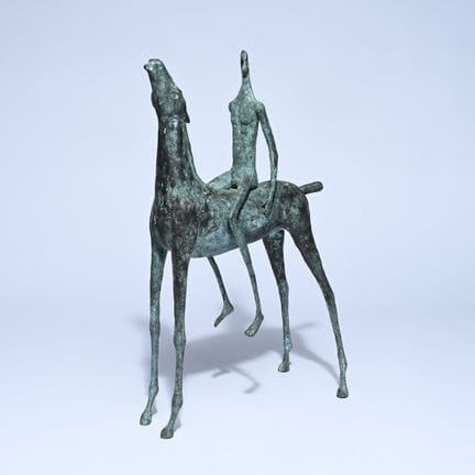 Joz DE LOOSE (1925-2011), sculpture en bronze, « C