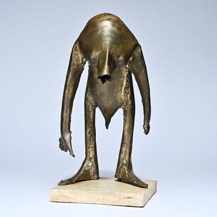 REINHOUD (1928-2007), sculpture en laiton, Petit A
