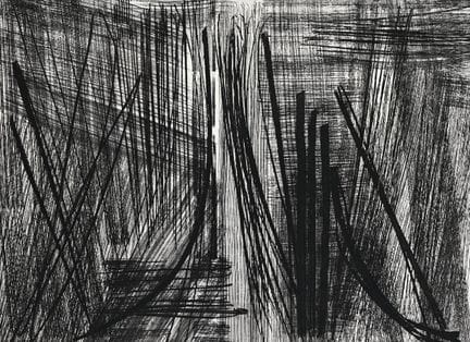 Hans HARTUNG (1904-1989), gravure et aquatinte en 