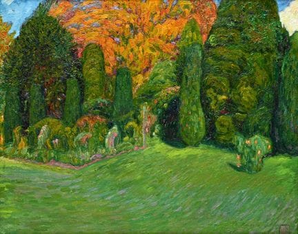 Léon DE SMET (1881-1966), óleo sobre lienzo, Vista