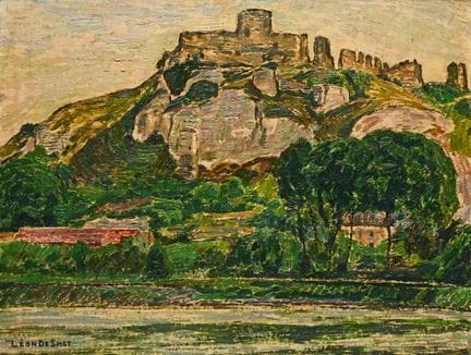 Léon DE SMET (1881-1966), óleo sobre lienzo, Châte