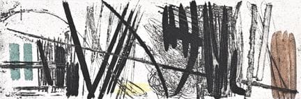 Hans HARTUNG (1904-1989), gravure et aquatinte en 