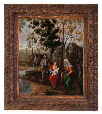Viceregal School. Peru. 18. Jahrhundert.
„Rast auf