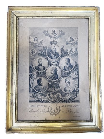 Henry IV with his children, the ruling branches of