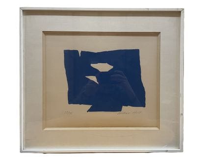 Johannes HOLST (1880–1965) Blue Original lithograp