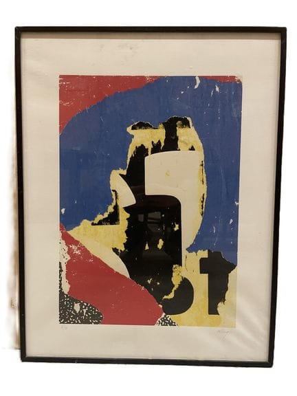 Jacques VILLEGLÉ (1926–2022) Lithograph, signed lo