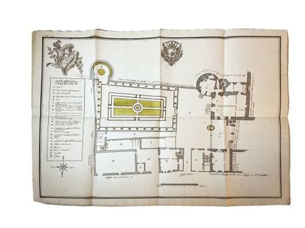 Plans of the castle and estate at Châteauneuf-sur-