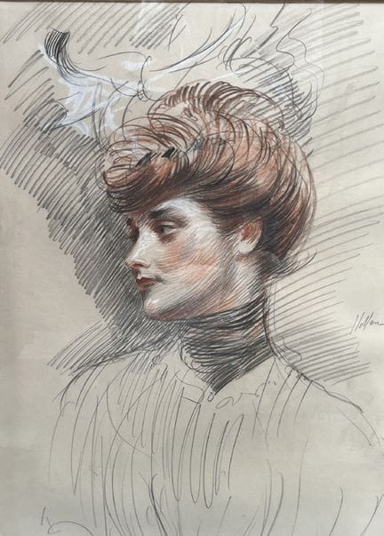 Paul-César HELLEU, after *Portrait of an Elegant W