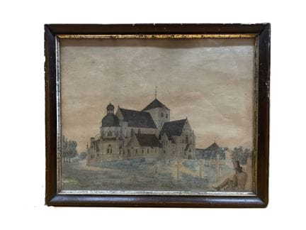Late 19th-century Danish school. The painter conte