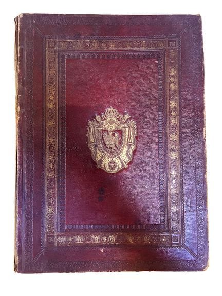 Napoleon Medals by Andrieu. A leather-bound medal 