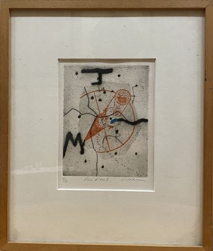 YEKIM "April Moon" Color lithograph, numbered 6/33