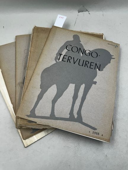 Lot de fascicules de la revue "Congo-Tervuren" (do