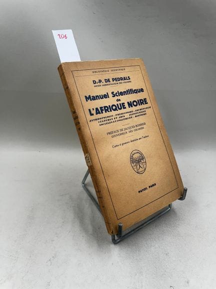 "Manuel scientifique de l'Afrique noire" - D.-P. d