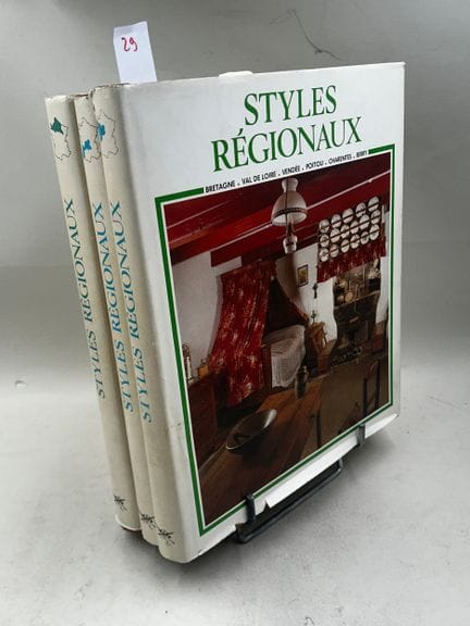 3 vols.: "Regional Styles" (Brittany, Loire Valley