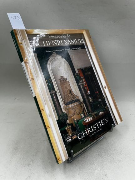 "Succession de M. Henri Samuel" (catalogue de vent
