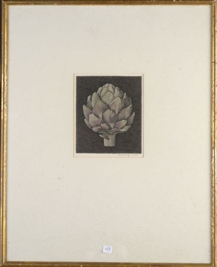André BARANCY (geb. 1921)
Dahlien; 1968
und
Artisc