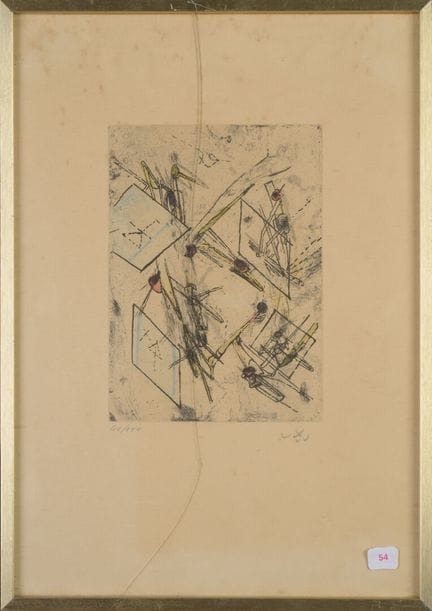 Roberto MATTA (1911–2002)
„droites libérées“; 1971