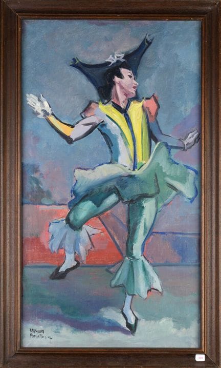 Raymond FEUILLATTE (1901-1971)
Arlequín
Óleo sobre
