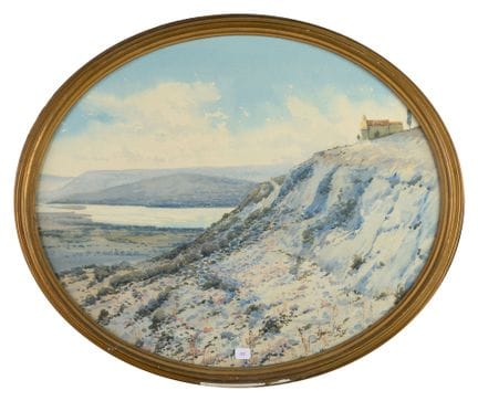 Alphonse REY (1865–1938)
Mittelmeerlandschaft
Oval