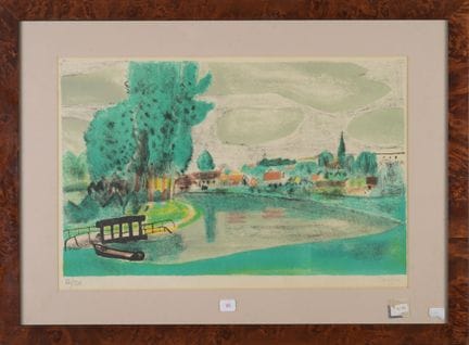 Henri HAYDEN (1883–1970)
Der Teich
Lithografie, un