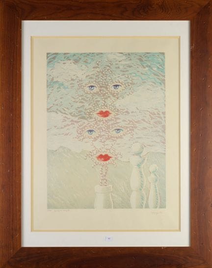 nach René MAGRITTE, gedruckt von der Ehefrau des K