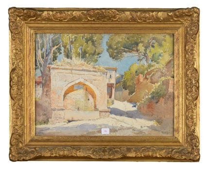 Pierre VIGNAL (1855–1925)
Der Brunnen
Aquarell, un