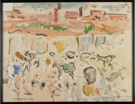 André RAFFIN (1927-2005)
 Il mercato degli asini i