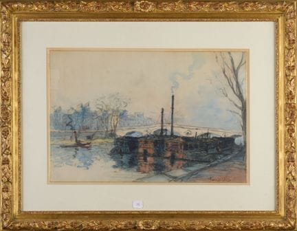Franck WILL  (1900–1951)
Paris;  am Ufer der Seine