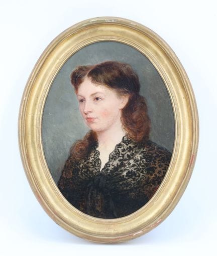 Late 19th-century school, Portrait of a Woman Wear