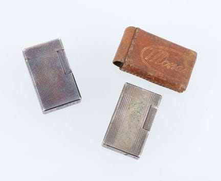 TO BE COMPLETED
S.T. DUPONT Paris - Set of two sil