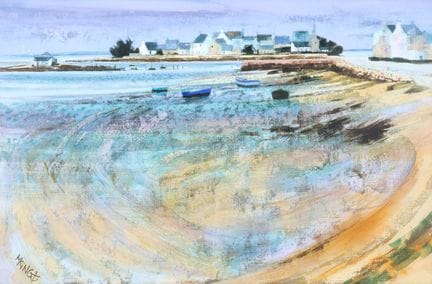 Michel KING (1930–2025), View of Saint Cado (Morbi