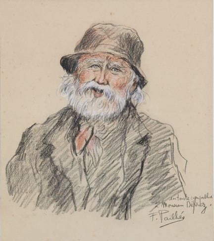 Fred PAILHES (1902–1991)
Portrait of a Beggar Woma
