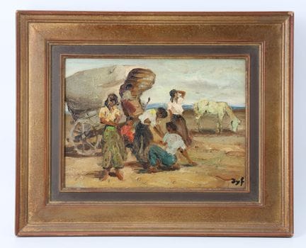 Marcel DYF (1899–1985), *The Gypsies*, oil on canv