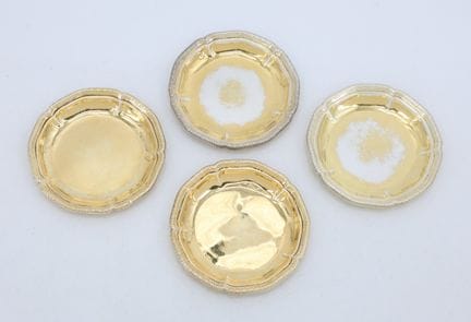 PUIFORCAT Paris - Set of four gold-plated silver (
