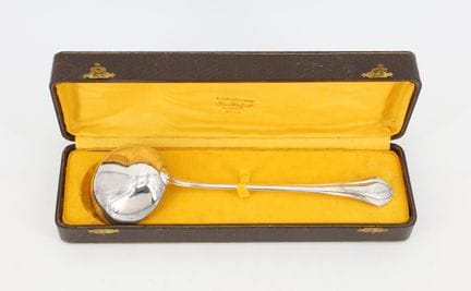 CHRISTOFLE - Art Deco-style silver plated ladle - 