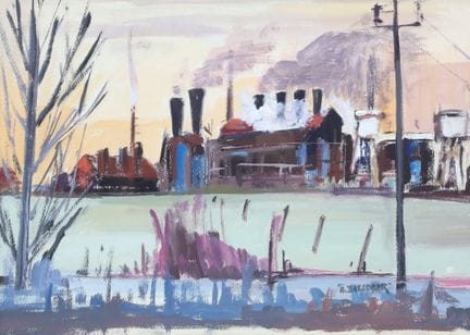 A. DAESCHLER (20th-century French School)
Cityscap