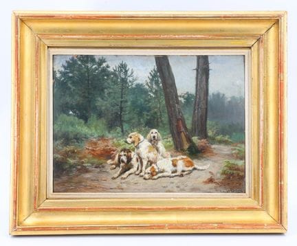 Jules Bertrand GELIBERT (1834–1916), Hunting Dogs 