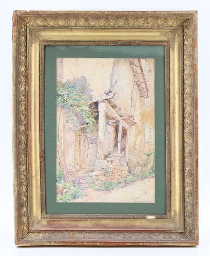 Louis MONZIES (1849–1930), House in the Village of