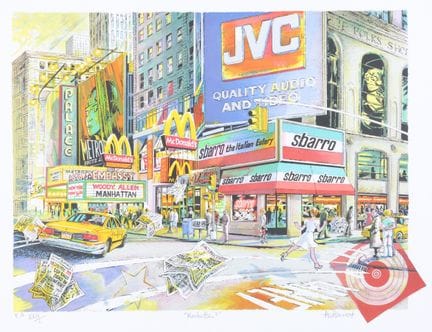 Daniel AUTHOUART (born in 1943), Manhattan, color 