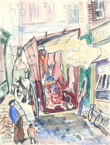 Roger GUERRANT (1930–1977), A Slaughterhouse Cart 