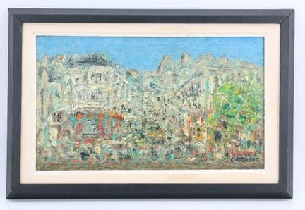 André COTTAVOZ (1922–2012), Busy Street in Paris, 