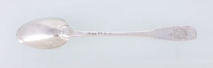 Silver stew spoon (917 mil.), “uniplat” style, eng